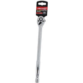 Neilsen Socket Reversible Extra Long Head Ratchet Handle Quick Release 3/8" 72T